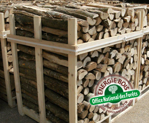 Livraison bois de chauffage en palette
